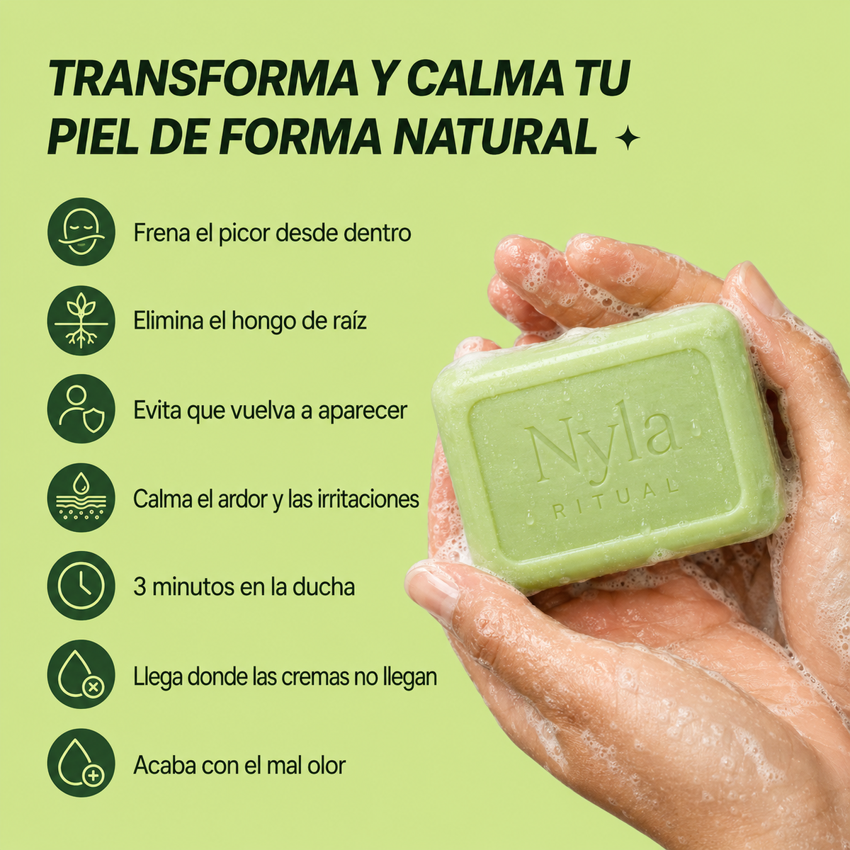 Nyla® Jabón Antimicótico Purificante